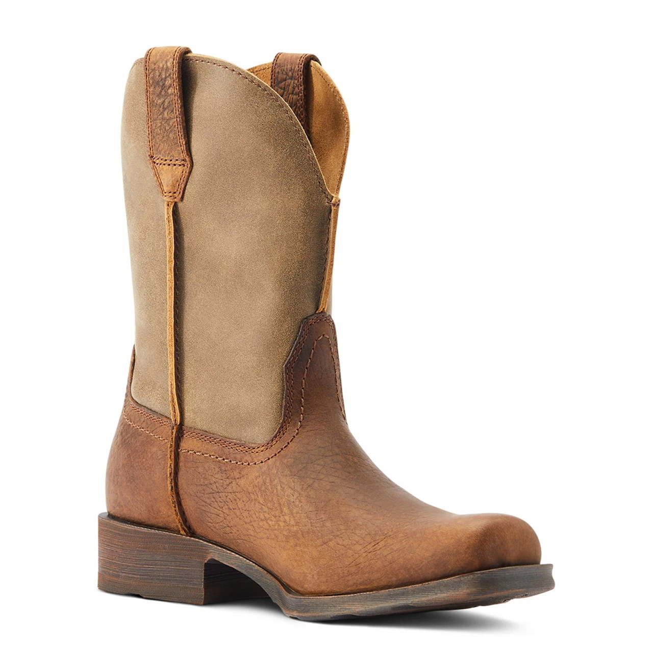 Ariat Womens Brown Bomber Rambler Square Toe Boots 3 Ariat Womens Brown Bomber Rambler Square Toe Boots - Image 3