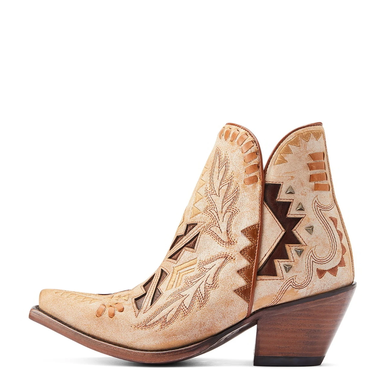 Ariat Womens Crema New West Mesa Boots 2 Ariat Womens Crema New West Mesa Boots - Image 2