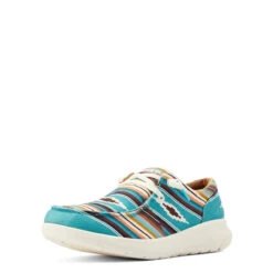 Ariat Womens Turquoise Serape Hilo Slip On Shoes