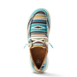 Ariat Womens Turquoise Serape Hilo Slip On Shoes -Moda Mix Shop P2673545 4 91961.1673304290