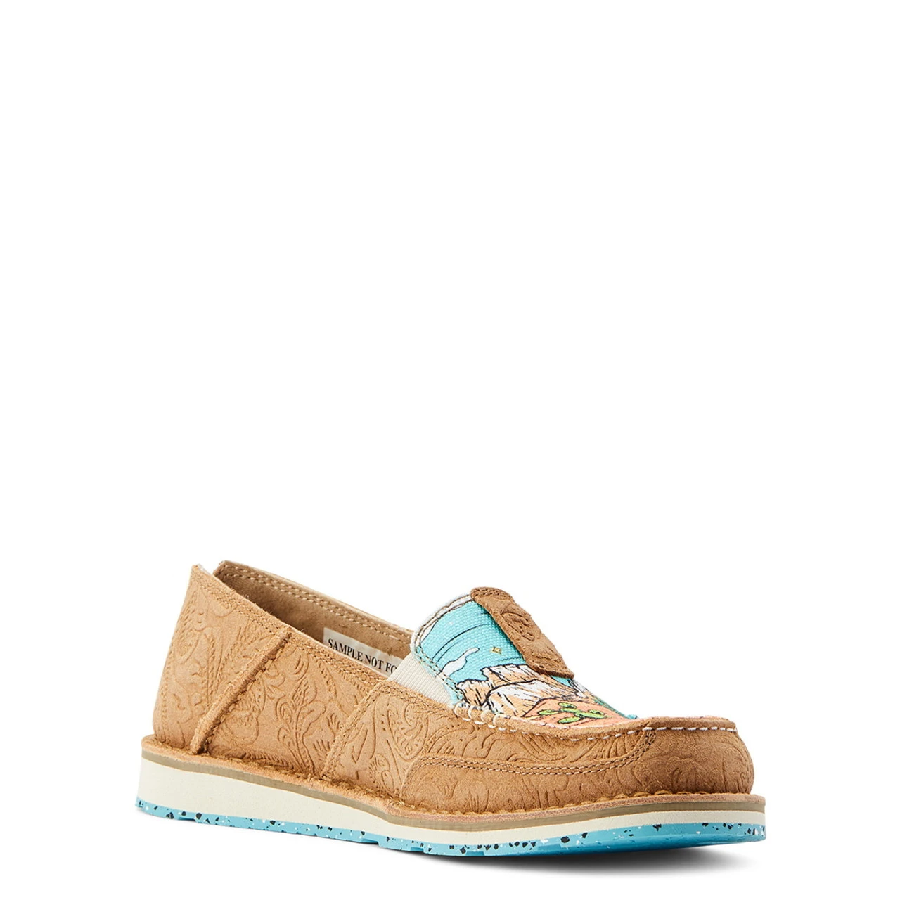 Ariat Womens Tan Embossed Arizona Skies Cruiser 2 Ariat Womens Tan Embossed Arizona Skies Cruiser - Image 2