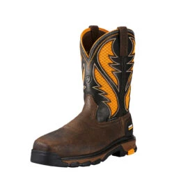 Ariat Mens Yellow Intrepid VentTEK Composite Toe Work Boot