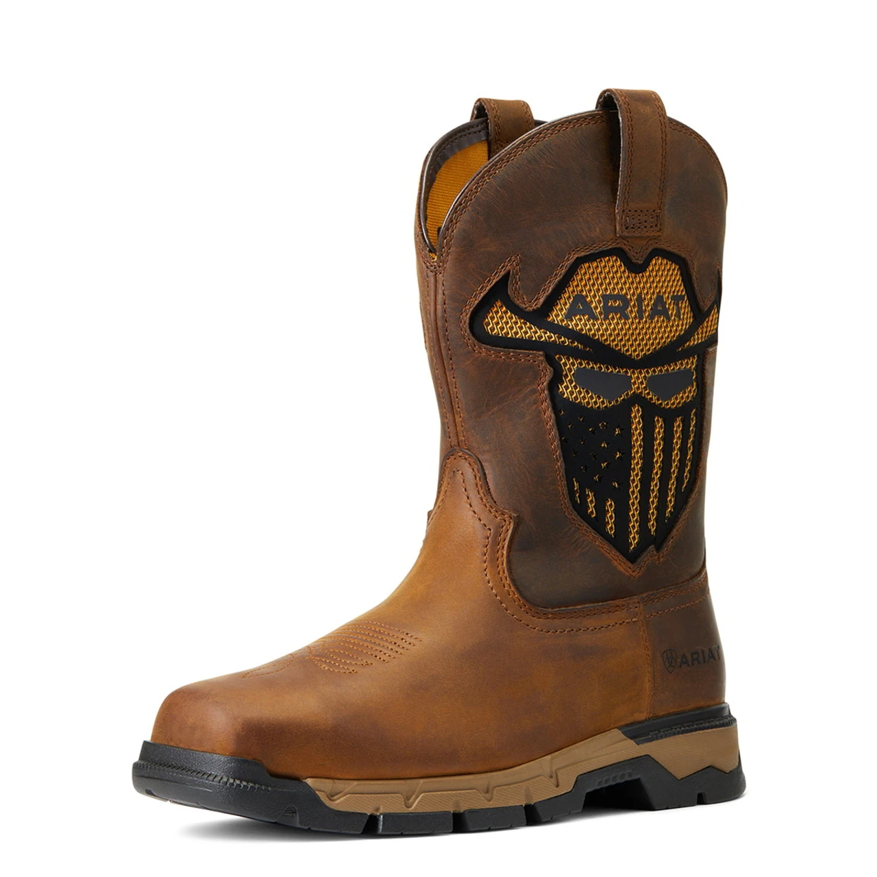 Ariat Mens Dark Earth Rebar Flex Western VentTek Incognito Work 1 Ariat Mens Dark Earth Rebar Flex Western VentTek Incognito Work