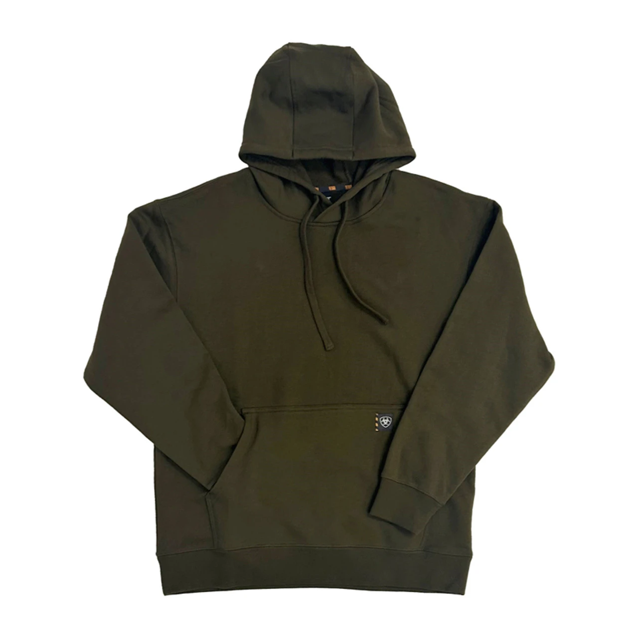 Ariat Men's Green Rebar Bullhead W/Flag Graphic Pullover Hoodie 1 Ariat Men's Green Rebar Bullhead W/Flag Graphic Pullover Hoodie