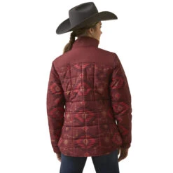 Ariat Womens Burnt Rose Print Crius Insulated Jacket 7 Ariat Womens Burnt Rose Print Crius Insulated Jacket -Moda Mix Shop P2769040 4 21605.1692303873