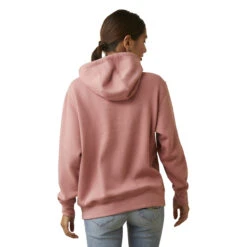 Ariat Womens R.E.A.L. Dusty Rose Fading Lines Hoodie -Moda Mix Shop P2769140 3 62976.1692304066