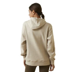 Ariat Womens R.E.A.L. Oatmeal Heather Ombre Shield Hoodie -Moda Mix Shop P2769175 3 14659.1692304306
