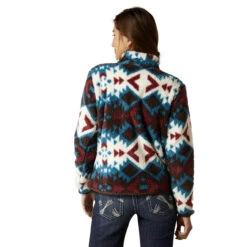 Ariat Womens Plainsview Berber Snap Front Sweatshirt -Moda Mix Shop P2769205 3 05550.1692304398