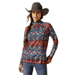 Ariat Womens Baja Laguna 1/4 Zip Top