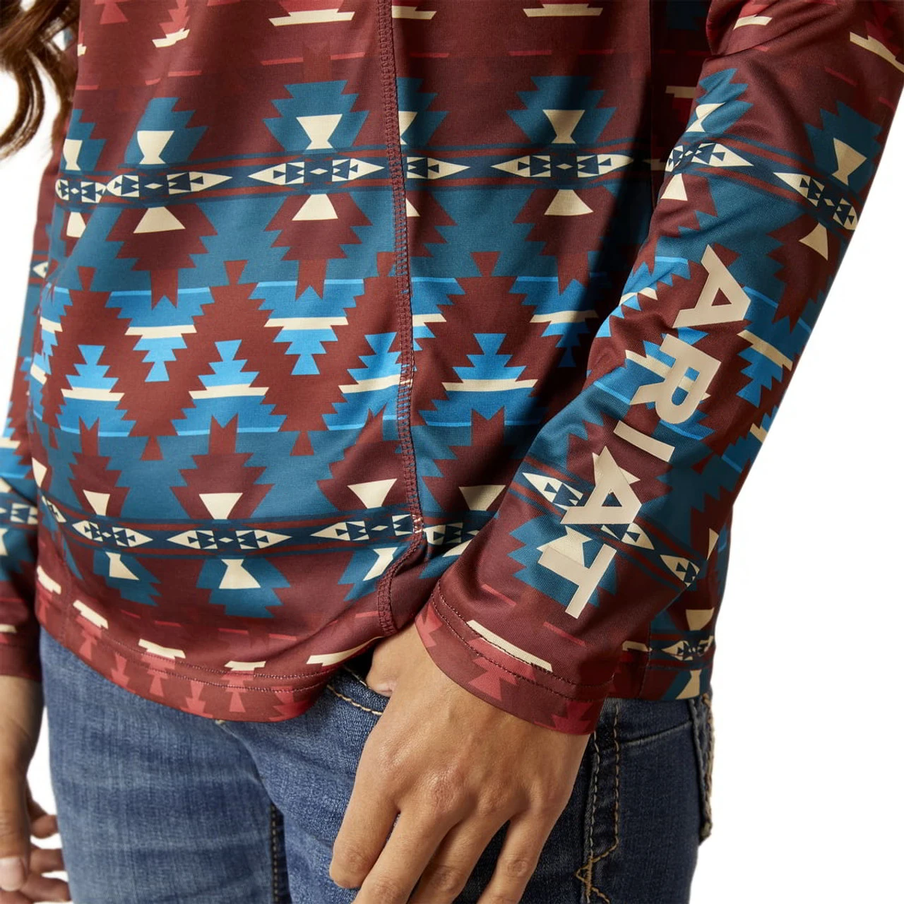 Ariat Womens Baja Laguna 1/4 Zip Top 4 Ariat Womens Baja Laguna 1/4 Zip Top - Image 4