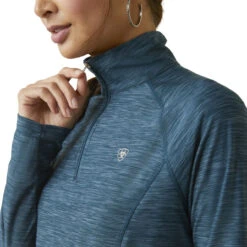 Ariat Womens Reflecting Pond Laguna 1/4 Zip Top -Moda Mix Shop P2769340 4 26389.1692304300