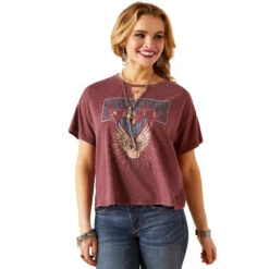 Ariat Womens Tawny Port Rock & Roll T-Shirt
