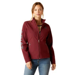 Ariat Womens Tawny Port Baja New Team Softshell Jacket