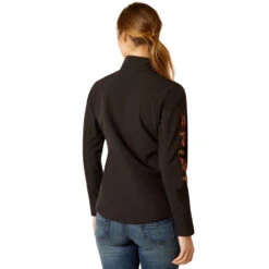 Ariat Womens Black Mirage New Team Softshell Jacket -Moda Mix Shop P2769455 4 43118.1692304371