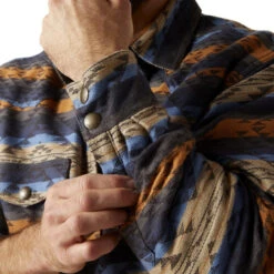 Ariat Mens Iron Heather Hartland Shirt Jacket 7 Ariat Mens Iron Heather Hartland Shirt Jacket -Moda Mix Shop P2769510 4 06471.1692304543