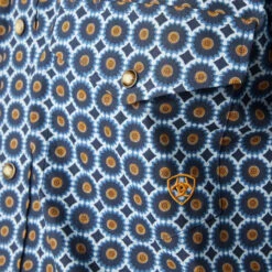 Ariat Mens Moonlit Ocean Gordy Casual Series Long Sleeve Shirt -Moda Mix Shop P2769590 3 96955.1692304414