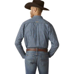 Ariat Mens Moonlit Ocean Gordy Casual Series Long Sleeve Shirt -Moda Mix Shop P2769590 4 61313.1692304414