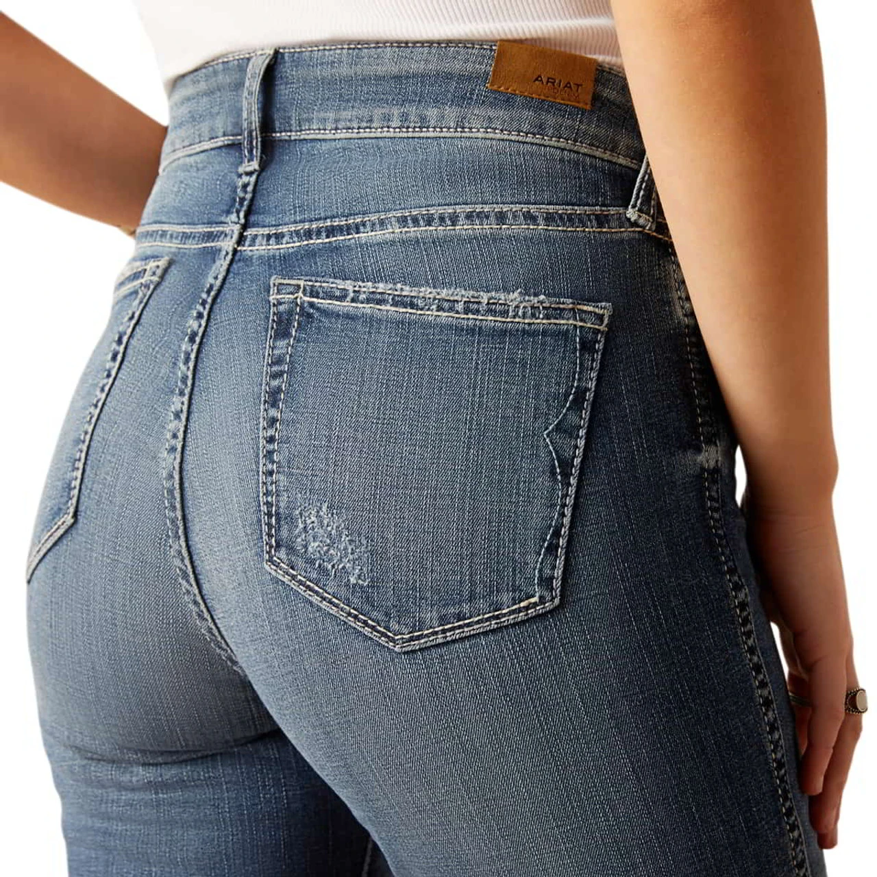 Ariat Womens High Rise Jamina Trouser Jean 2 Ariat Womens High Rise Jamina Trouser Jean - Image 2