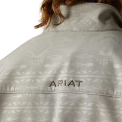 Ariat Mens Jetty Gray Embossed Vernon 2.0 Softshell Jacket -Moda Mix Shop P2770595 3 49778.1692304105