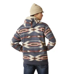 Ariat Mens Navy Printed Chimayo Hoodie -Moda Mix Shop P2771170 4 38166.1692304201