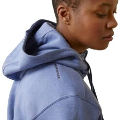 Ariat Womens Colony Blue Heather Rebar Skill Set 1/2 Zip Hoodie 6 Ariat Womens Colony Blue Heather Rebar Skill Set 1/2 Zip Hoodie -Moda Mix Shop P2771620 3 33525.1692304433
