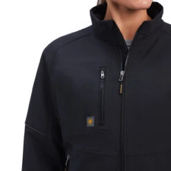 Ariat Womens Black Rebar Dri-Tek DuraStretch Insulated Jacket -Moda Mix Shop P2771670 3 89683.1672764867