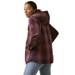 Ariat Womens Rebar Potent Purple Plaid Flannel Shirt Jacket 7 Ariat Womens Rebar Potent Purple Plaid Flannel Shirt Jacket -Moda Mix Shop P2771690 4 15840.1692304211