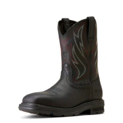 Ariat Mens Black Sierra Shock Shield Steel Toe Work Boot