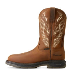 Ariat Mens Distressed Brown WorkHog XT Phoenix Carbon Toe Work Boots -Moda Mix Shop P2788165 4 70938.1692304614