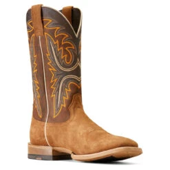 Ariat Mens SuntanRoughout And Rusty Brown Brushrider Wide Square Toe Boots -Moda Mix Shop P2789335 3 31117.1695137958