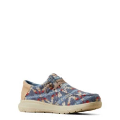 Ariat Mens Blue Blanket Wooly Hilo Slip On Shoes -Moda Mix Shop P2790040 3 75003.1692304565