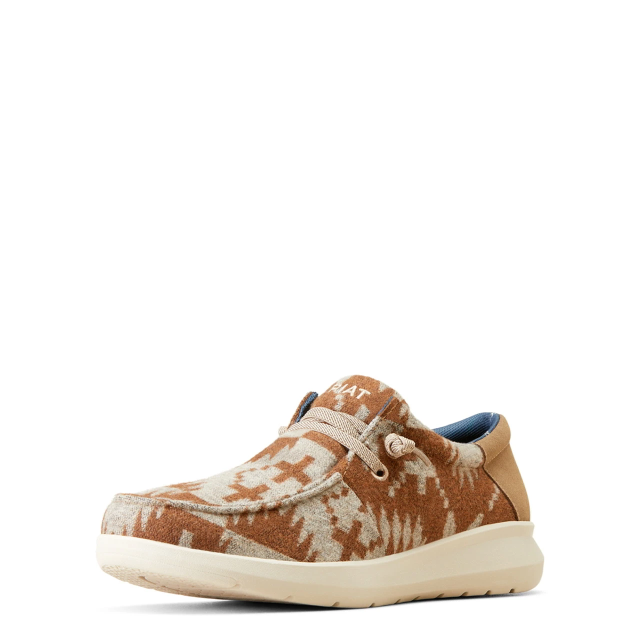 Ariat Mens Tan Blanket Wooly Hilo Slip On Shoes 1 Ariat Mens Tan Blanket Wooly Hilo Slip On Shoes