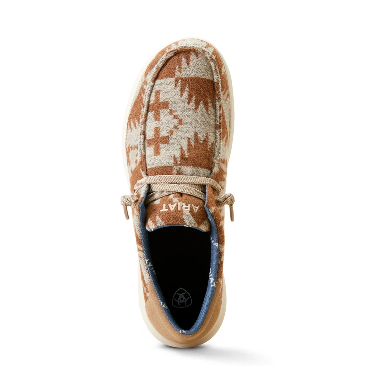 Ariat Mens Tan Blanket Wooly Hilo Slip On Shoes 5 Ariat Mens Tan Blanket Wooly Hilo Slip On Shoes - Image 5