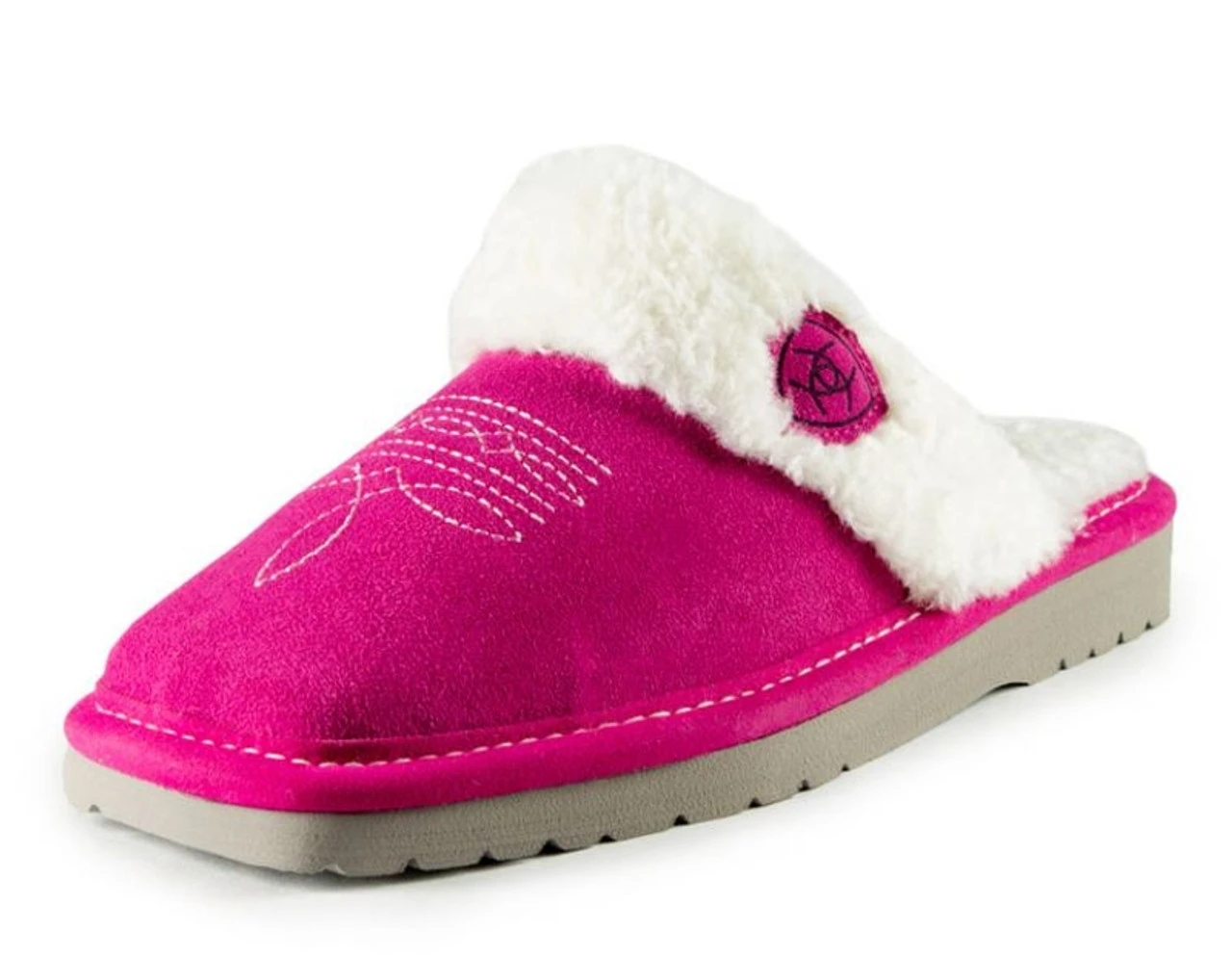 Ariat Ladies Jackie Very Berry Pink Slippers 1 Ariat Ladies Jackie Very Berry Pink Slippers
