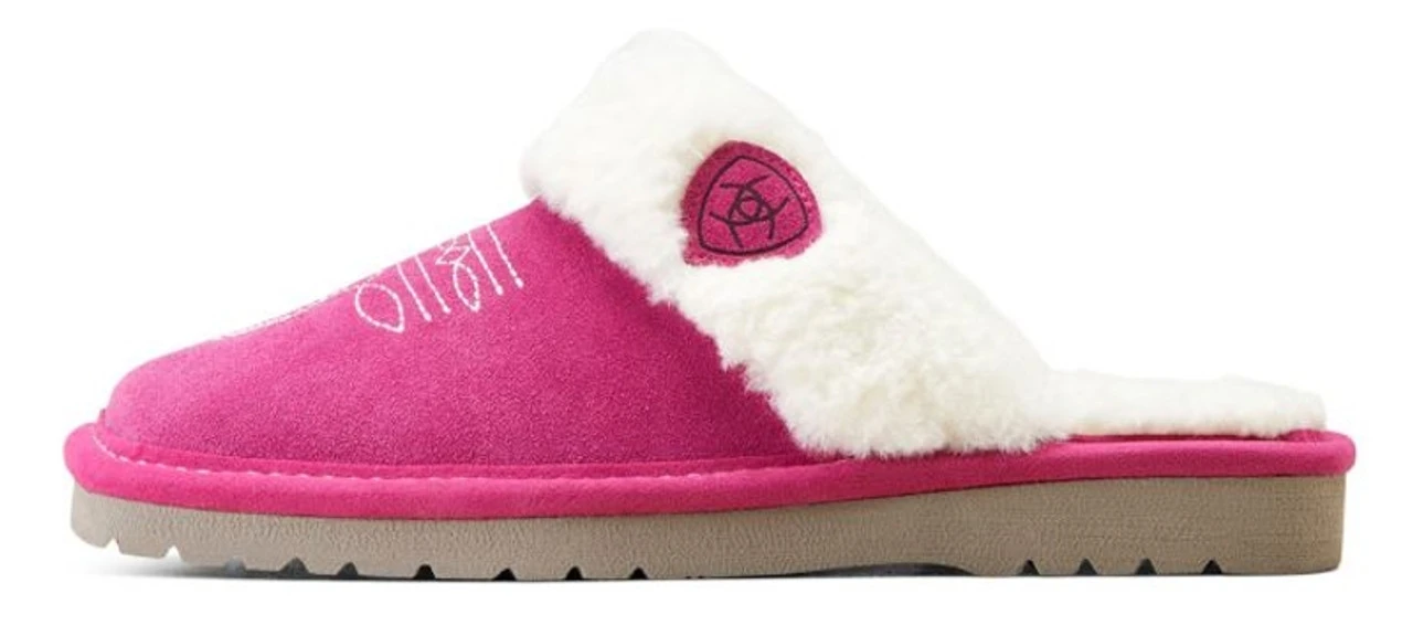 Ariat Ladies Jackie Very Berry Pink Slippers 3 Ariat Ladies Jackie Very Berry Pink Slippers - Image 3