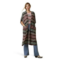 Ariat Womens Southwest Serape Stripe Picture Perfect Duster