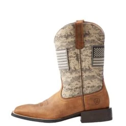 Men's Ariat Sport Patriot Western Boot #10023359 15 Men's Ariat Sport Patriot Western Boot #10023359 -Moda Mix Shop S18 MNS WEST Holt 10023359 side