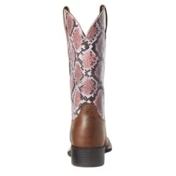 Women's Ariat Python Print Boot #10035995-C -Moda Mix Shop S21 WMS WEST 10035995 heel