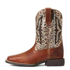 Youth Ariat VentTek Koel Leopard Western Boot #10040258 -Moda Mix Shop ae299d75de8943406e8a9b37d51b0a7c