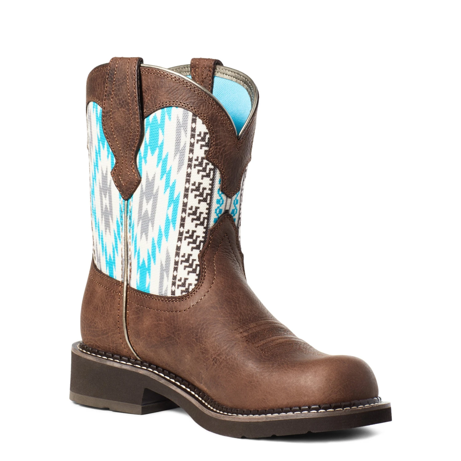 Women's Ariat Fatbaby Heritage Twill Western Boot #10034039 1 Women's Ariat Fatbaby Heritage Twill Western Boot #10034039