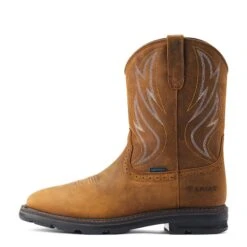 Men's Ariat Sierra Waterproof Work Boot #10044545 -Moda Mix Shop f6d9c2ab2410f3fea37375409a390122